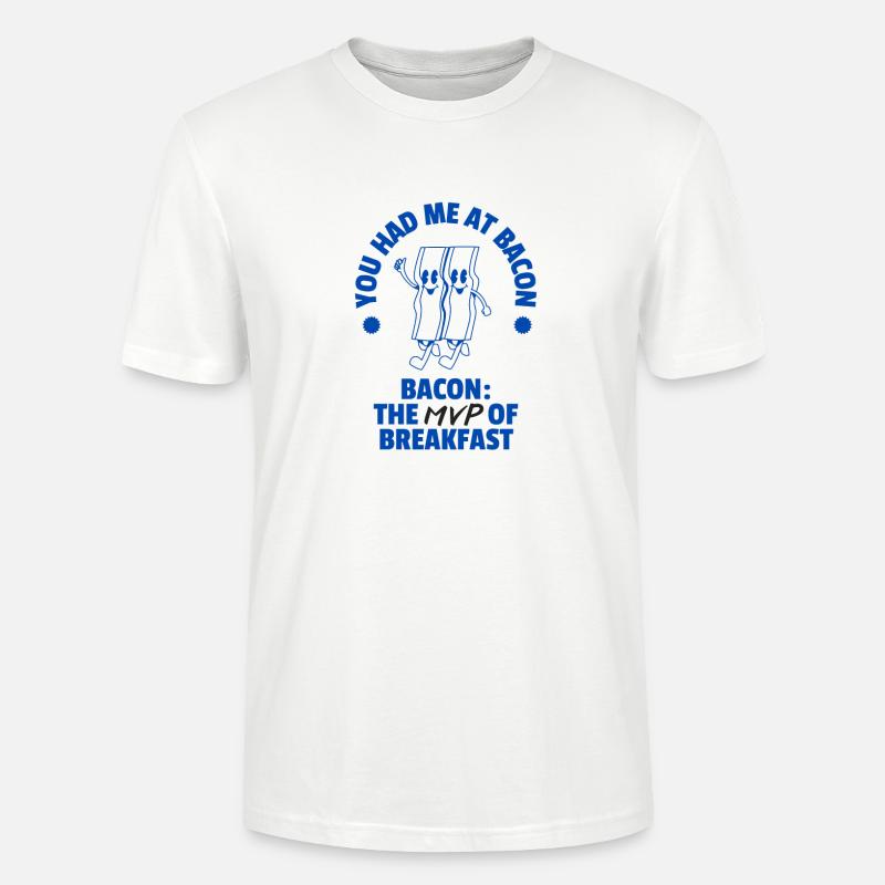Bacon for Breakfast - Stanley/Stella Unisex Bio-T-Shirt CRAFTER - Weiß