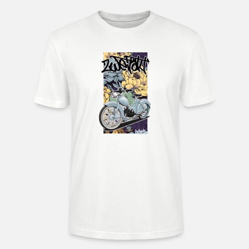 SR 2 (hellblau) // Illustration - Stanley/Stella Unisex Bio-T-Shirt CRAFTER - Weiß