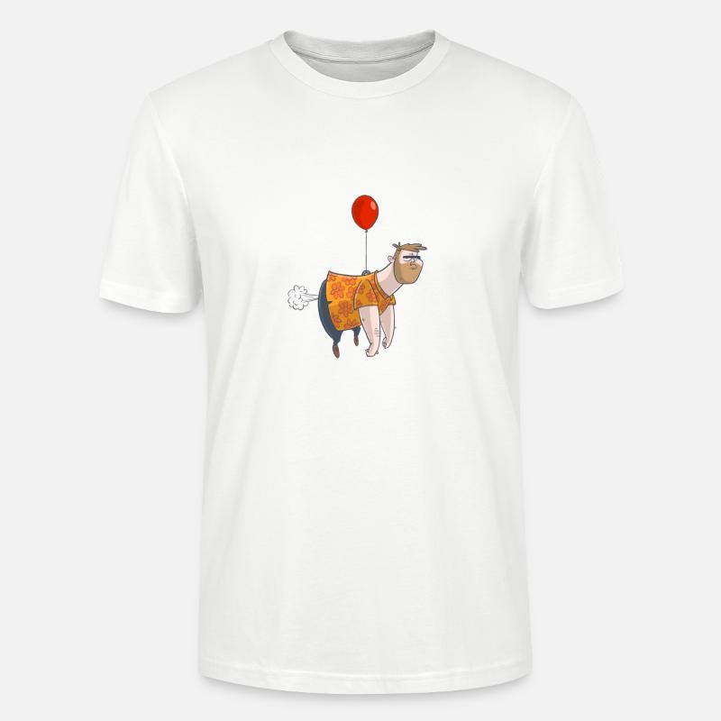 homme ballon - T-shirt bio CRAFTER Stanley Stella Unisexe - blanc