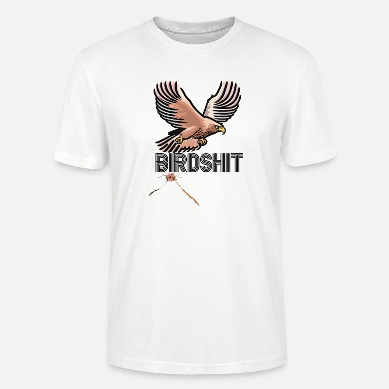 EAGLE BIRDSHIT - FARB-SCHEISSE - Stanley/Stella Unisex Bio-T-Shirt CRAFTER - Weiß