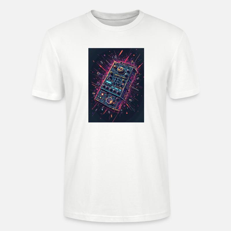 Digital DJ Controller Explosion - Stanley/Stella Unisex Bio-T-Shirt CRAFTER - Weiß