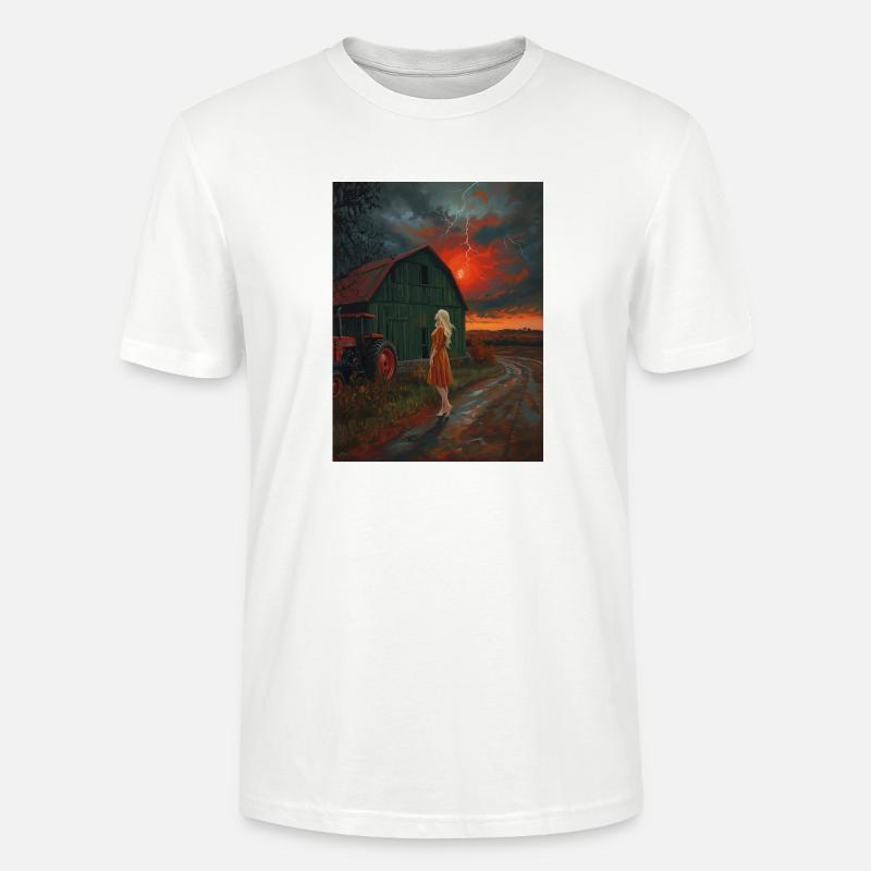 Mystischer Sturmhimmel mit Weitblick - Stanley/Stella Unisex Bio-T-Shirt CRAFTER - Weiß