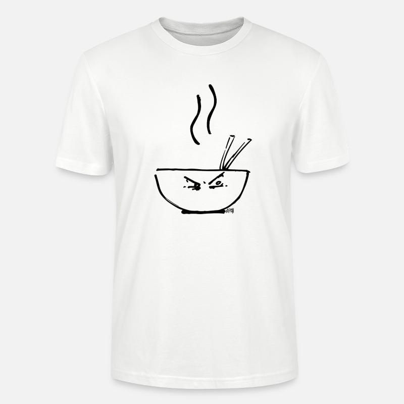 Hot Soup BLACK - Stanley/Stella Unisex Bio-T-Shirt CRAFTER - Weiß