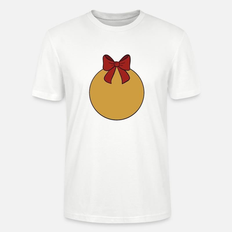 Weihnachtskugel  - Stanley/Stella Unisex Bio-T-Shirt CRAFTER - Weiß