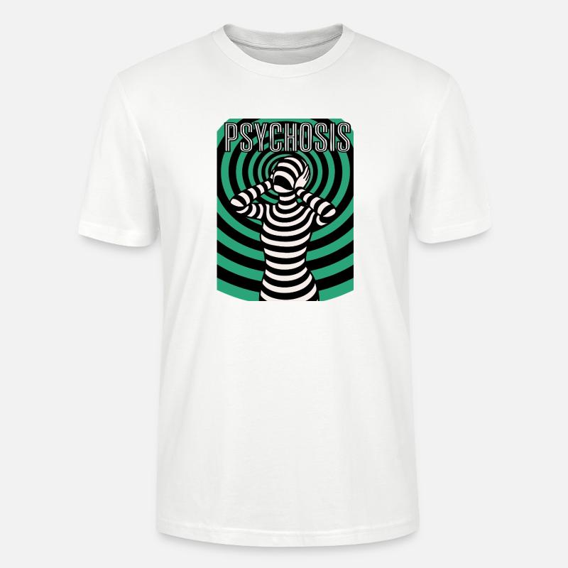 Psychedelische Psyche, Hypnos, Halluzination  - Stanley/Stella Unisex Bio-T-Shirt CRAFTER - Weiß