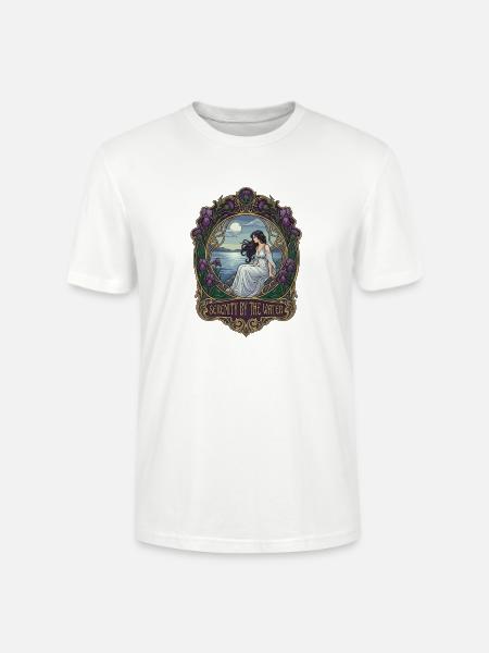 Frieden am Wasser im Jugendstil - Stanley/Stella Unisex Bio-T-Shirt CRAFTER - Weiß