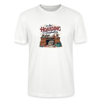 Handmade Cards Scrapbooking Crafts - Stanley/Stella CRAFTER Unisex Organic T-Shirt - white - Front - Alina (178cm) & Michal (187cm)