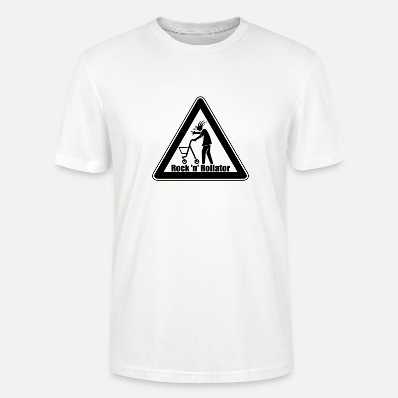 Rock´n´Rollator - Stanley/Stella Unisex Bio-T-Shirt CRAFTER - Weiß