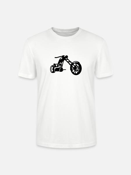 Motocycle - T-shirt bio CRAFTER Stanley Stella Unisexe - blanc