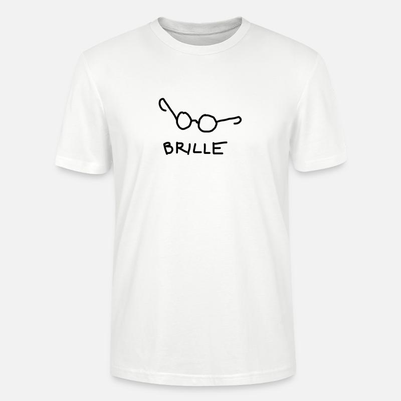Brille - Stanley/Stella Unisex Bio-T-Shirt CRAFTER - Weiß