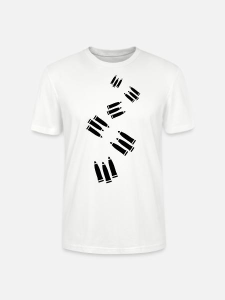 Patrone Icon symbol - Stanley/Stella Unisex Bio-T-Shirt CRAFTER - Weiß