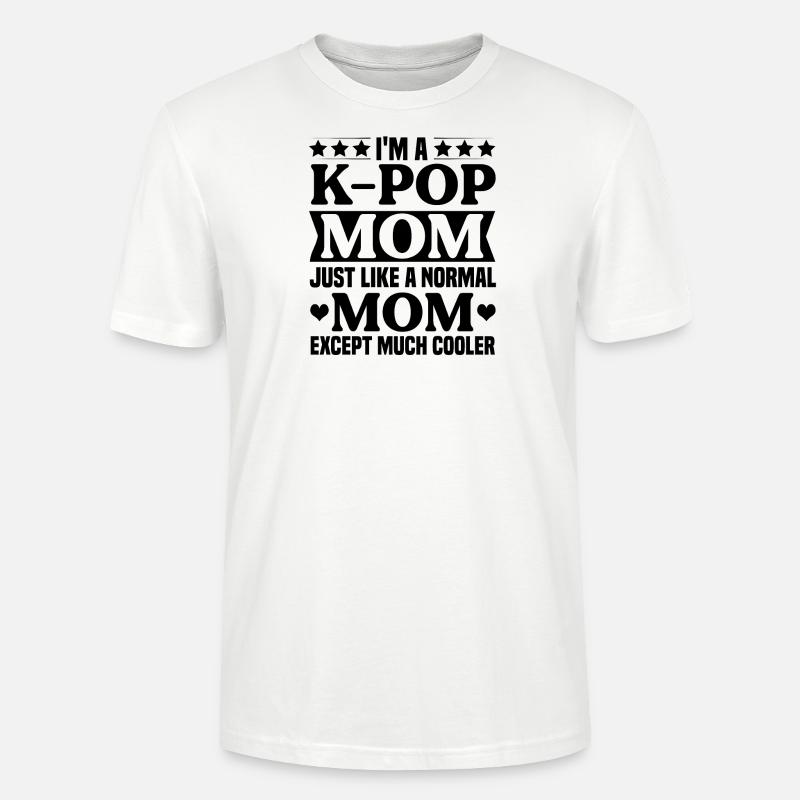 K-Pop Kpop Mama Geschenkidee - Stanley/Stella Unisex Bio-T-Shirt CRAFTER - Weiß