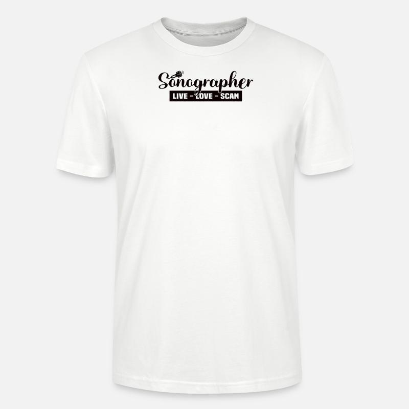 Kardio Sonograph Ultraschalltechniker Sonograph - Stanley/Stella Unisex Bio-T-Shirt CRAFTER - Weiß