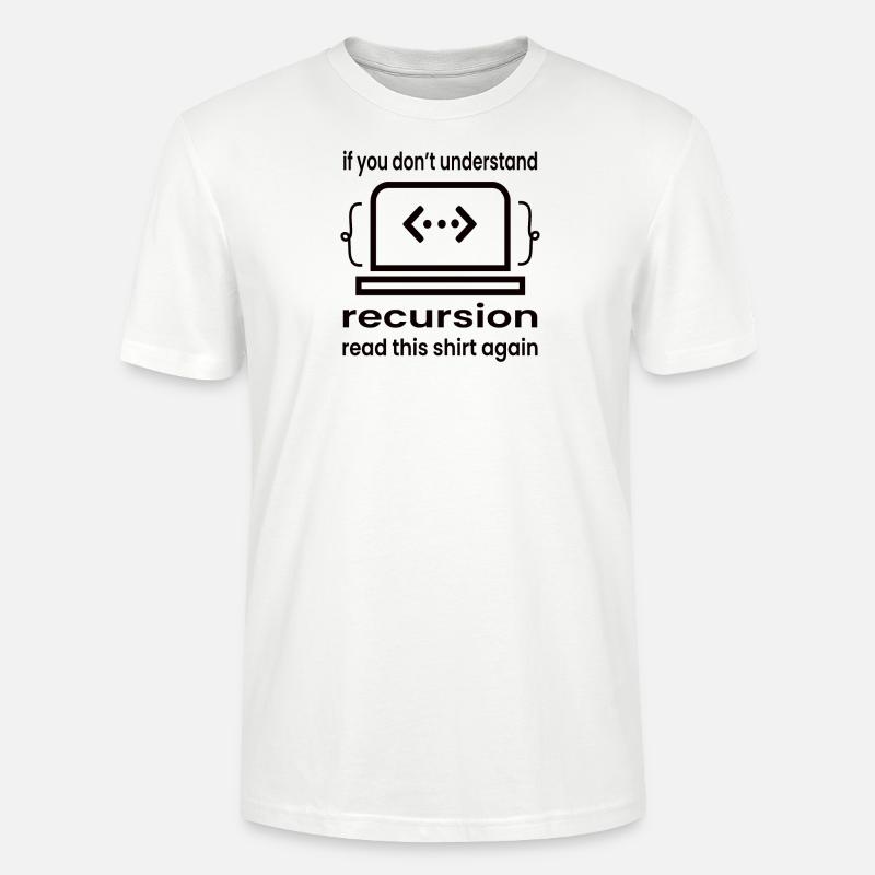 Softwareentwickler Programmierer Geschenk - Stanley/Stella Unisex Bio-T-Shirt CRAFTER - Weiß