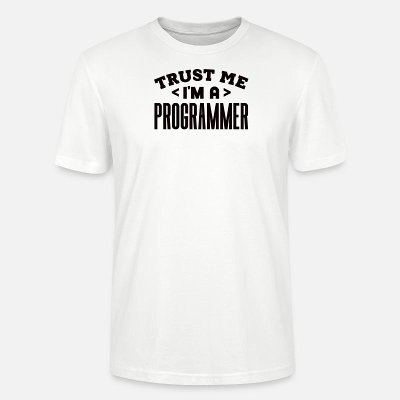 Software Developer Programmer Gift - Stanley/Stella CRAFTER Unisex Organic T-Shirt - white