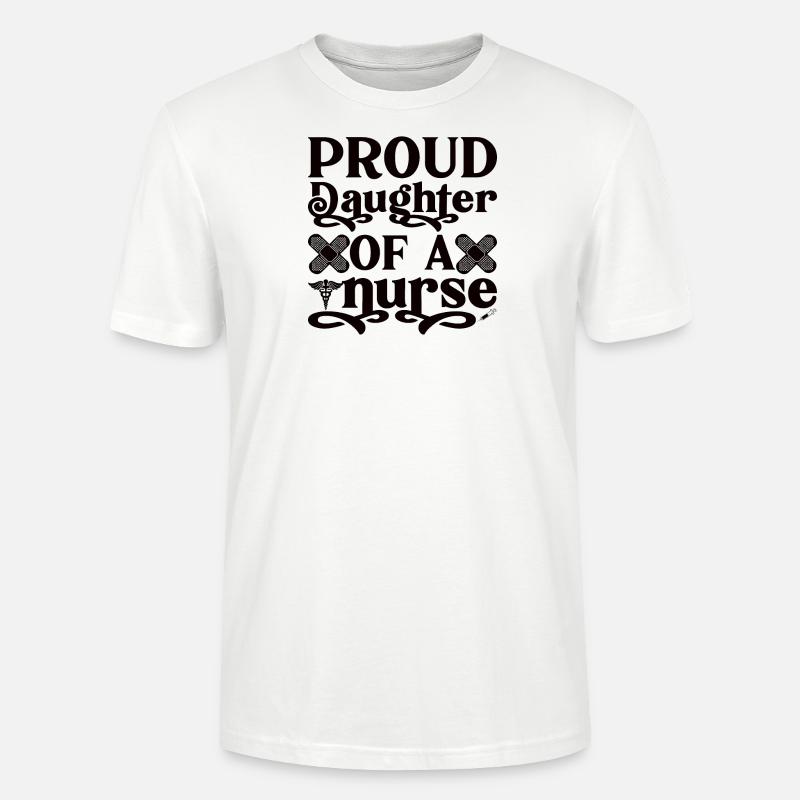 Schwester Einer Krankenschwester Krankenpflegerin - Stanley/Stella Unisex Bio-T-Shirt CRAFTER - Weiß