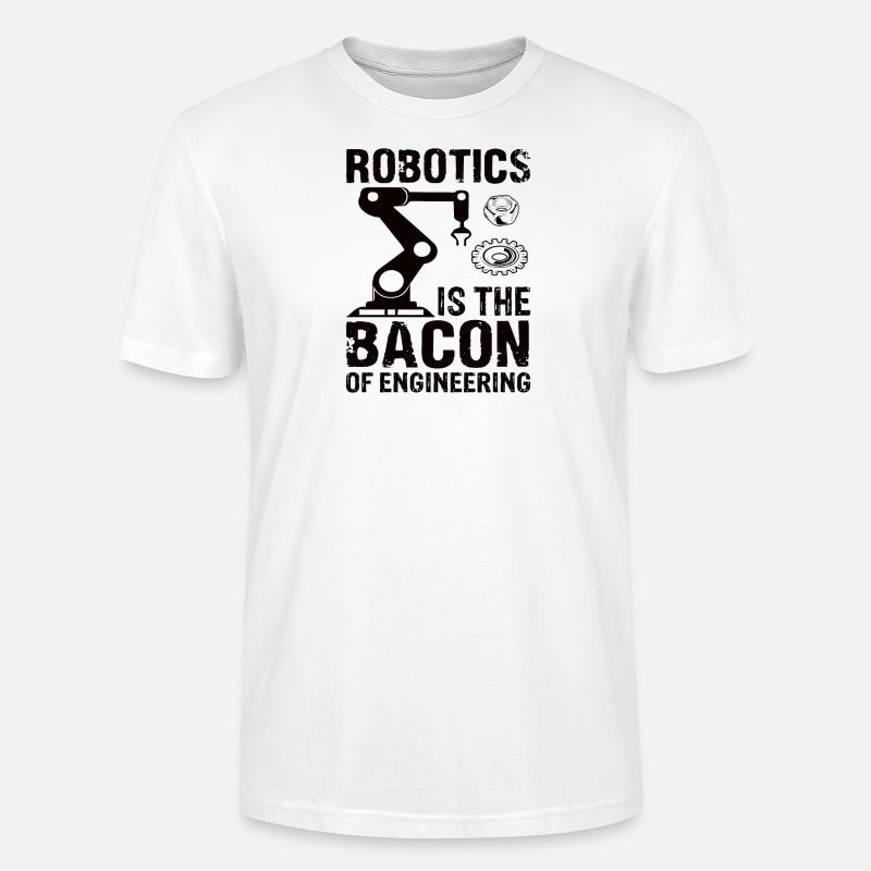 Roboter Programmierer Automatisierungstechniker - Stanley/Stella Unisex Bio-T-Shirt CRAFTER - Weiß