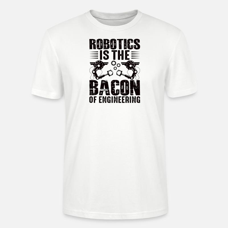 Roboter Programmierer Automatisierungstechniker - Stanley/Stella Unisex Bio-T-Shirt CRAFTER - Weiß