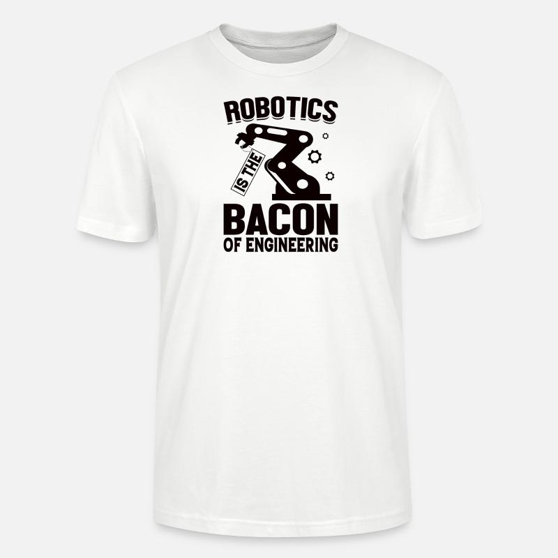 Roboter Programmierer Automatisierungstechniker - Stanley/Stella Unisex Bio-T-Shirt CRAFTER - Weiß