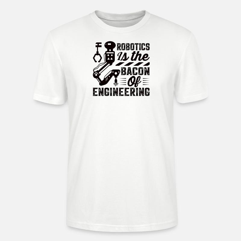 Roboter Programmierer Automatisierungstechniker - Stanley/Stella Unisex Bio-T-Shirt CRAFTER - Weiß