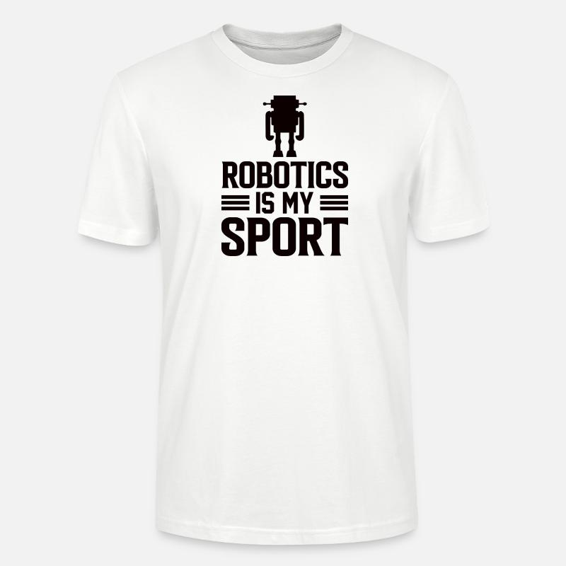 Robot Programmer Automation Technician - Stanley/Stella CRAFTER Unisex Organic T-Shirt - white