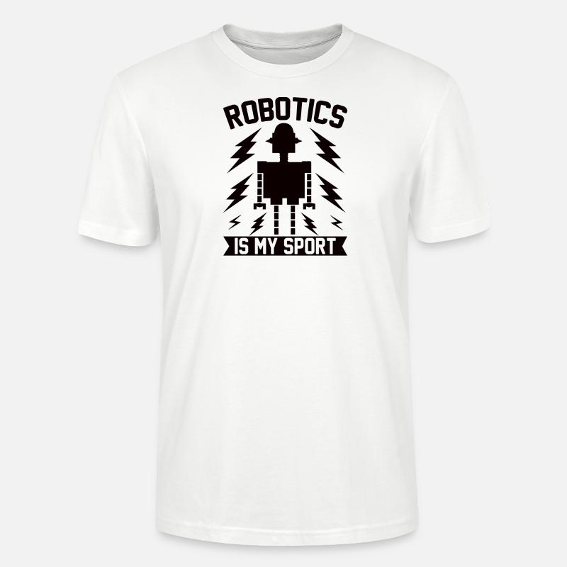 Robot Programmer Automation Technician - Stanley/Stella CRAFTER Unisex Organic T-Shirt - white