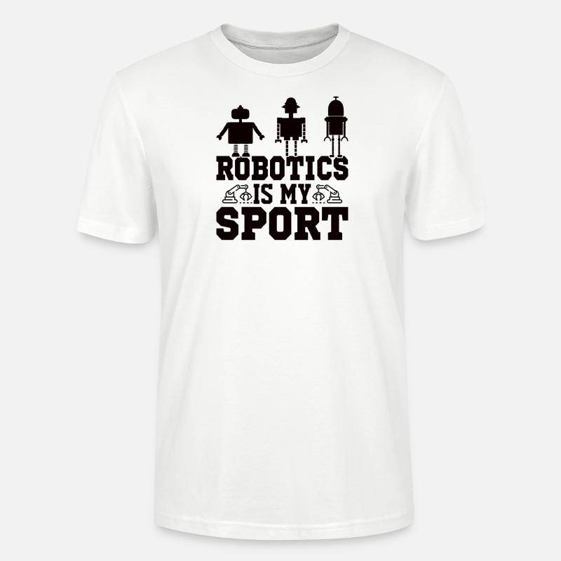 Robot Programmer Automation Technician - Stanley/Stella CRAFTER Unisex Organic T-Shirt - white