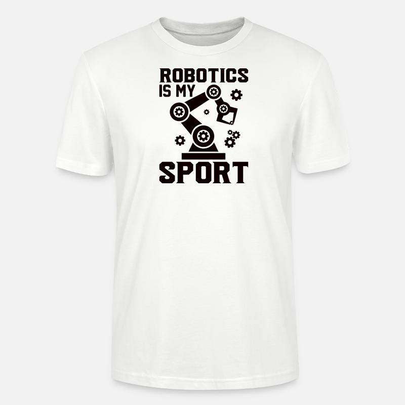 Roboter Programmierer Automatisierungstechniker - Stanley/Stella Unisex Bio-T-Shirt CRAFTER - Weiß