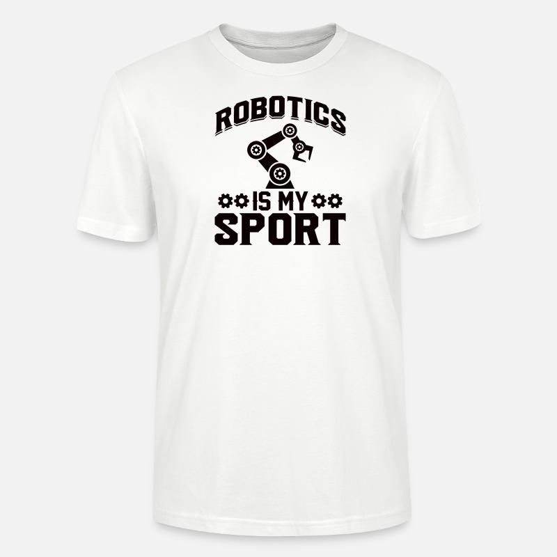Roboter Programmierer Automatisierungstechniker - Stanley/Stella Unisex Bio-T-Shirt CRAFTER - Weiß