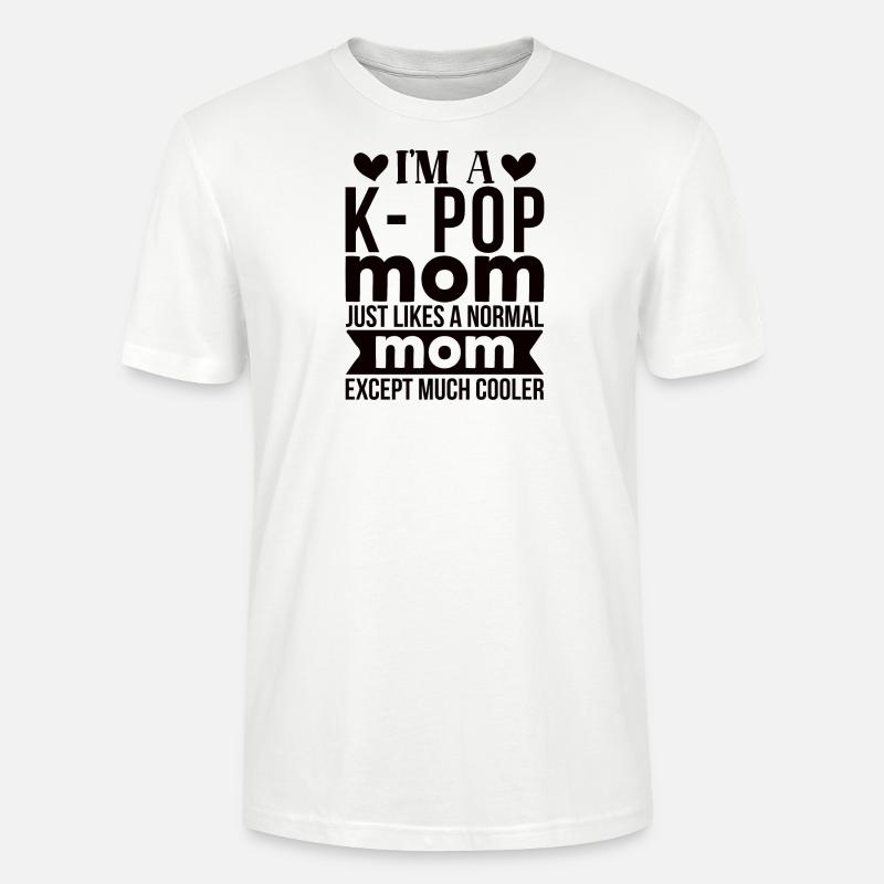 K-Pop Kpop Mama Geschenkidee - Stanley/Stella Unisex Bio-T-Shirt CRAFTER - Weiß
