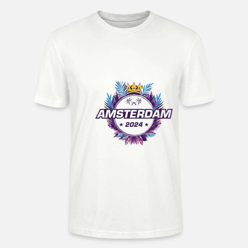 Amsterdam 2024 - Stanley/Stella CRAFTER Unisex Organic T-Shirt - white