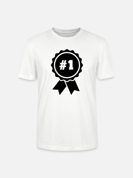 medal - Stanley/Stella CRAFTER Unisex Organic T-Shirt - white