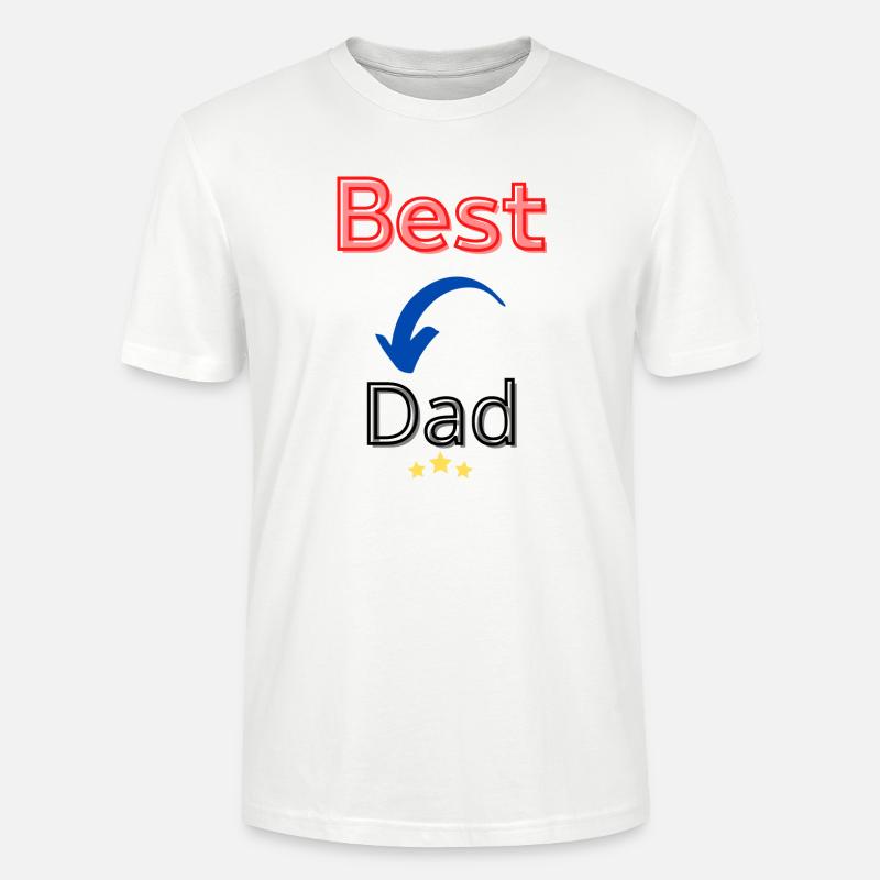 Bester Vater Bester Vater - Stanley/Stella Unisex Bio-T-Shirt CRAFTER - Weiß