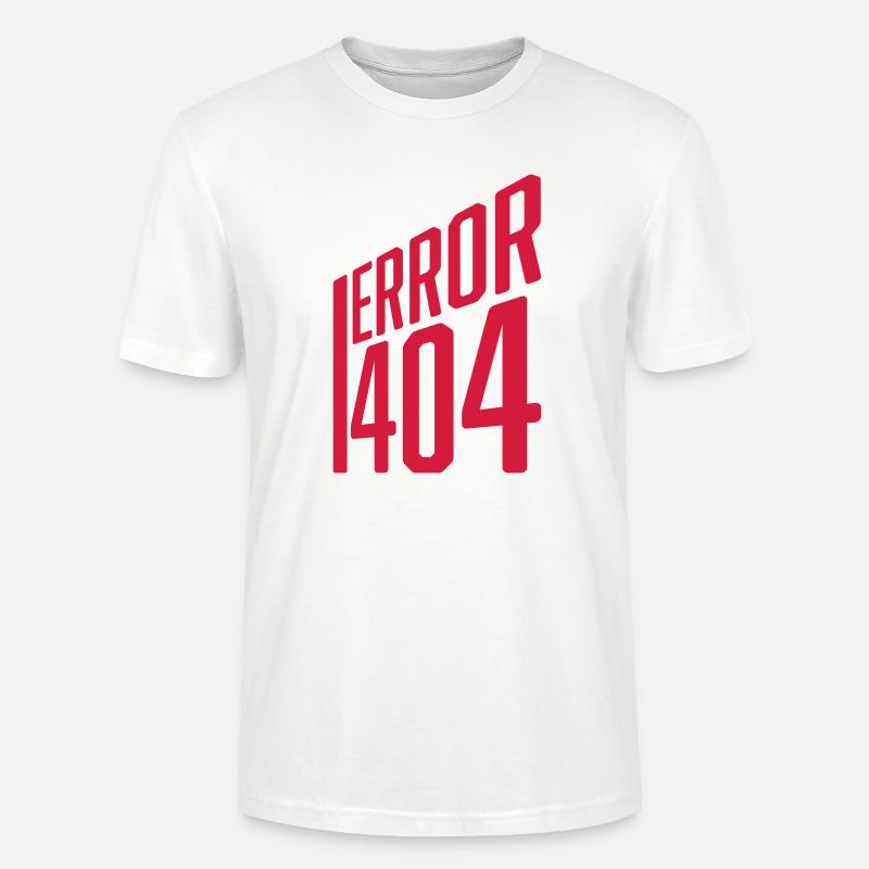 Code Fehler Error 404 - Stanley/Stella Unisex Bio-T-Shirt CRAFTER - Weiß