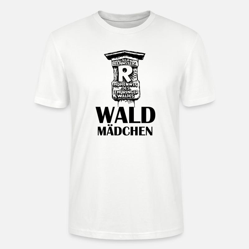 Wald Mädchen Rennsteig - Stanley/Stella Unisex Bio-T-Shirt CRAFTER - Weiß