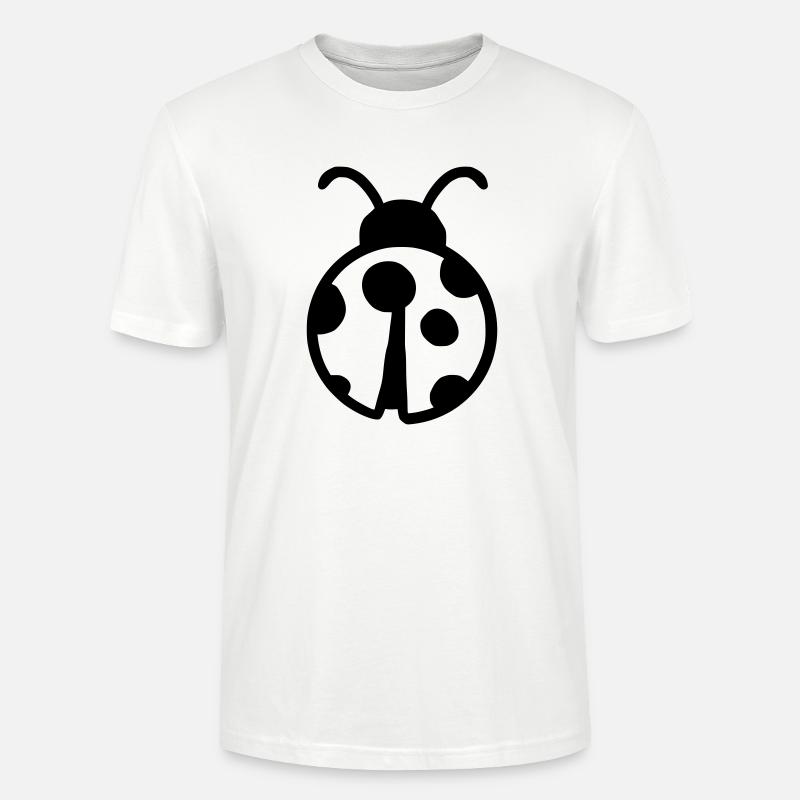 süßer Marienkäfer - Stanley/Stella Unisex Bio-T-Shirt CRAFTER - Weiß