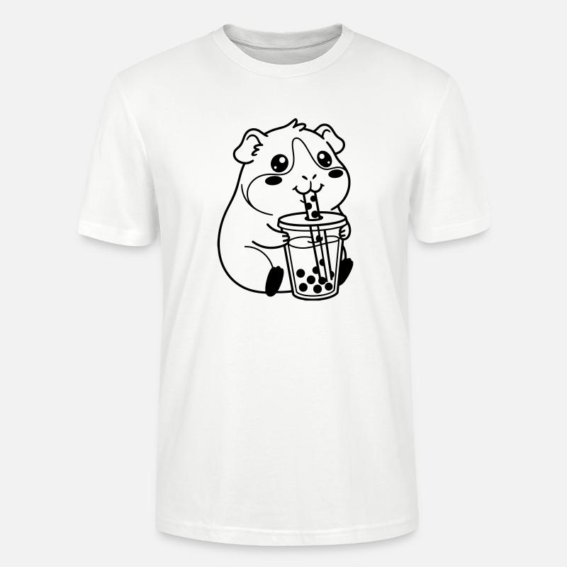 Bubble Tea pour hamster - T-shirt bio CRAFTER Stanley Stella Unisexe - blanc