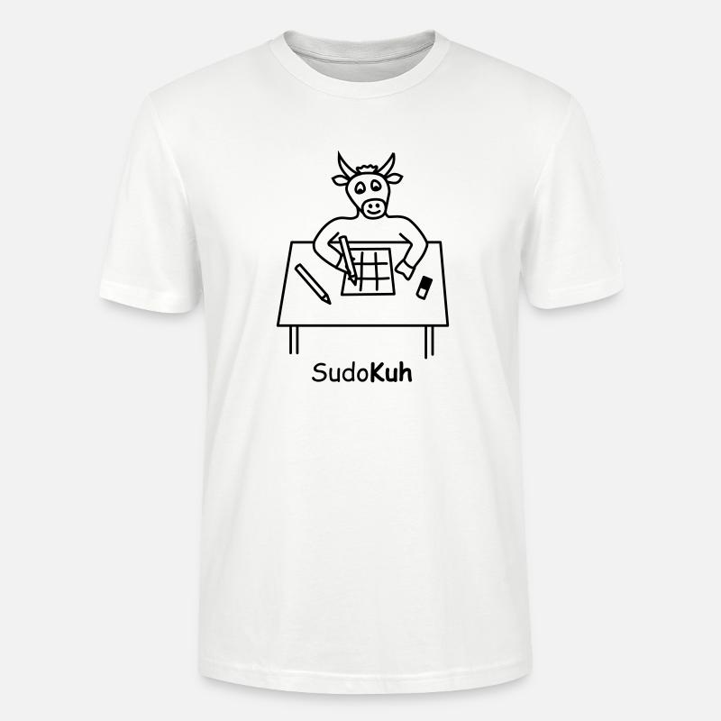 Sudo-Kuh - Stanley/Stella Unisex Bio-T-Shirt CRAFTER - Weiß