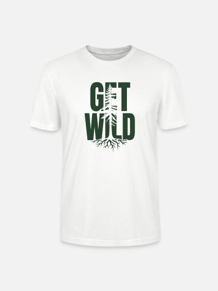 Outdoor-Abenteuer – Werde wild - Stanley/Stella Unisex Bio-T-Shirt CRAFTER - Weiß