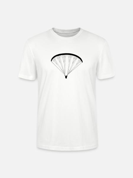 Gleitschirmflieger - Stanley/Stella Unisex Bio-T-Shirt CRAFTER - Weiß