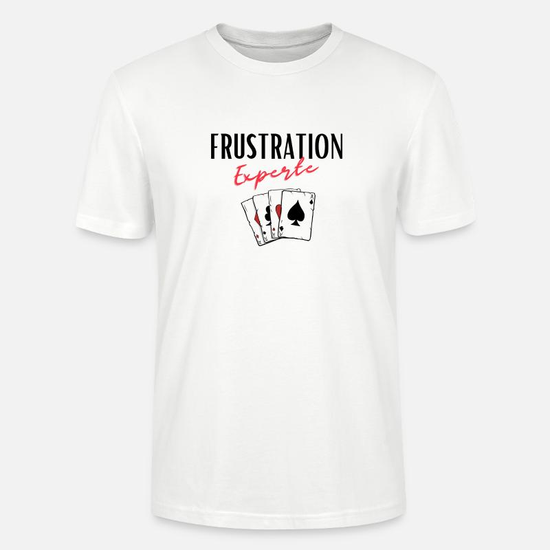 Frustration Experte - Stanley/Stella Unisex Bio-T-Shirt CRAFTER - Weiß