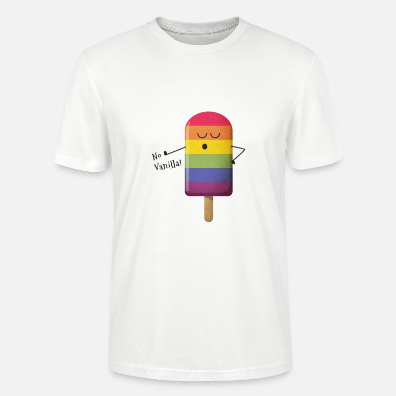 No Vanilla Eis - Stanley/Stella Unisex Bio-T-Shirt CRAFTER - Weiß