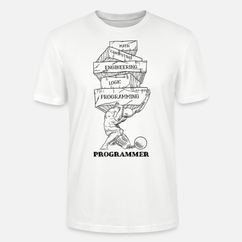 Problèmes de programmation - T-shirt bio CRAFTER Stanley Stella Unisexe - blanc