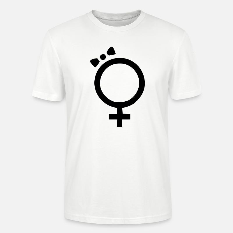 Geschlechtzeichen weibli - T-shirt bio CRAFTER Stanley Stella Unisexe - blanc