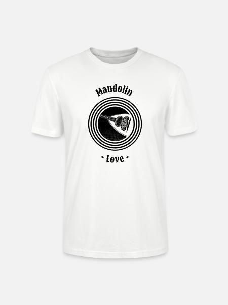 Mandolin Love - Stanley/Stella Unisex Bio-T-Shirt CRAFTER - Weiß