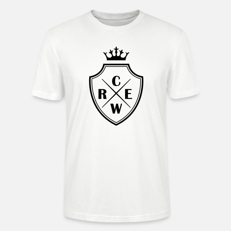équipage - T-shirt bio CRAFTER Stanley Stella Unisexe - blanc