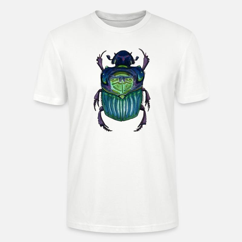 Big Beetle - Coléoptère géant - T-shirt bio CRAFTER Stanley Stella Unisexe - blanc