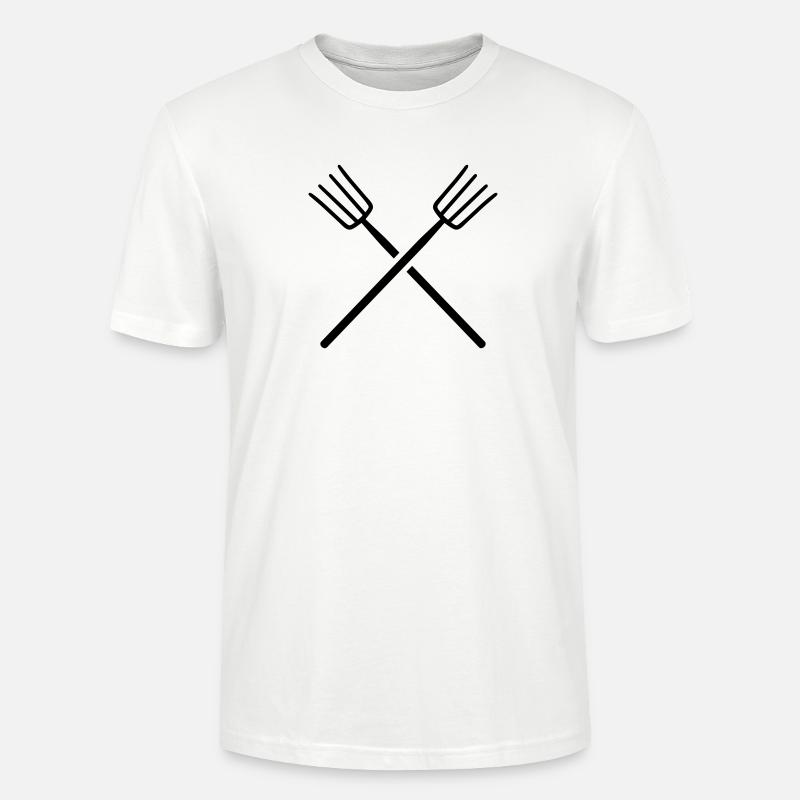 Mistgabel - Stanley/Stella Unisex Bio-T-Shirt CRAFTER - Weiß