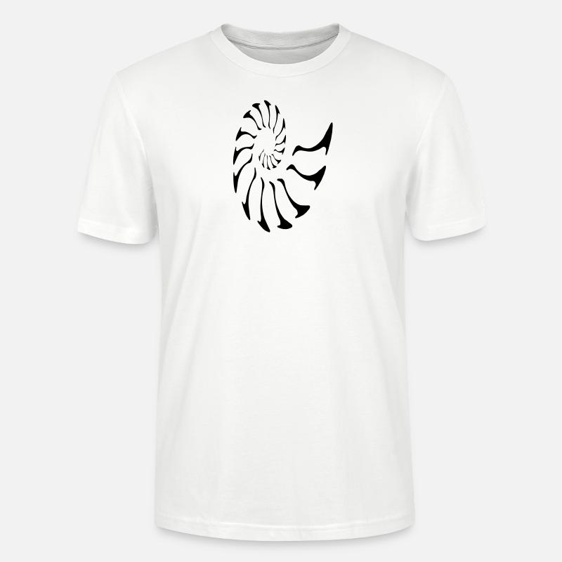 nautilus fibonacci - Stanley/Stella Unisex Bio-T-Shirt CRAFTER - Weiß
