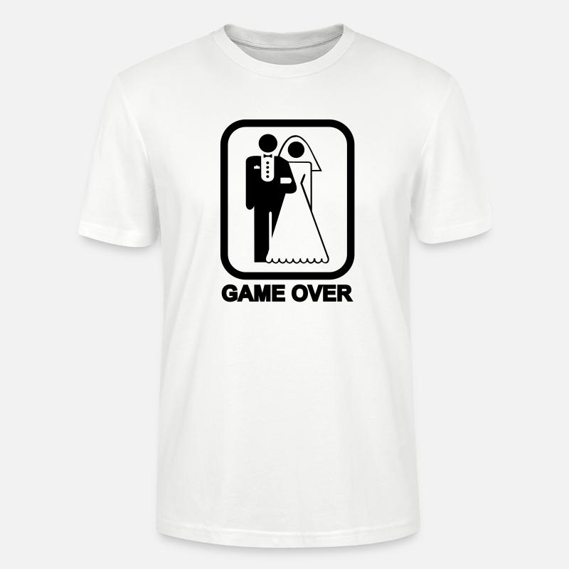 Game Over - Stanley/Stella Unisex Bio-T-Shirt CRAFTER - Weiß